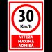 Semn  pentru 30 km viteza maxima admisa